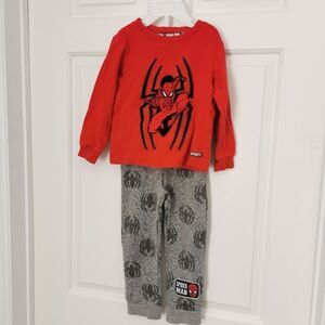 2/$20 Marvel boys 2 piece spider man pajama /lounge set